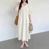 ワンピース 綿麻ワンピース リネンロングワンピース | COCOMOMO | 詳細画像8 