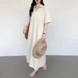 ワンピース 綿麻ワンピース リネンロングワンピース | COCOMOMO | 詳細画像9 