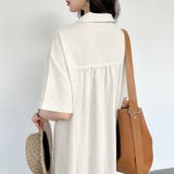 ワンピース 綿麻ワンピース リネンロングワンピース | COCOMOMO | 詳細画像12 