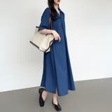 ワンピース 綿麻ワンピース リネンロングワンピース | COCOMOMO | 詳細画像17 