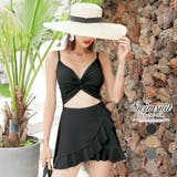 水着 ワンピース水着 水着体型カバー | COCOMOMO | 詳細画像1 