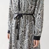 ロングワンピース フレンチスリーブワンピース ダマスク柄ワンピース | COCOMOMO | 詳細画像62