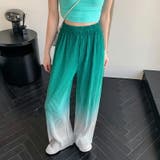 ボトムス ワイドパンツ グラデーションパンツ | COCOMOMO | 詳細画像11