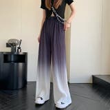 ボトムス ワイドパンツ グラデーションパンツ | COCOMOMO | 詳細画像2