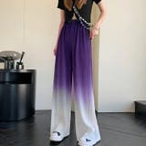 ボトムス ワイドパンツ グラデーションパンツ | COCOMOMO | 詳細画像17