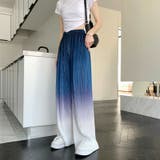 ボトムス ワイドパンツ グラデーションパンツ | COCOMOMO | 詳細画像12