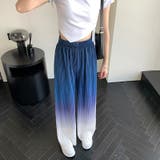 ボトムス ワイドパンツ グラデーションパンツ | COCOMOMO | 詳細画像14
