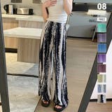 ブラックボーダー | ボトムス ワイドパンツ グラデーションパンツ | COCOMOMO