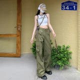 カーゴパンツ ワイドパンツ ベイカーパンツ | COCOMOMO | 詳細画像12