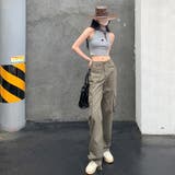 カーゴパンツ ワイドパンツ ベイカーパンツ | COCOMOMO | 詳細画像4