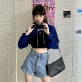 パーカー ショート丈パーカー へそ出しフード付きパーカー | COCOMOMO | 詳細画像16 