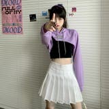 パーカー ショート丈パーカー へそ出しフード付きパーカー | COCOMOMO | 詳細画像8 