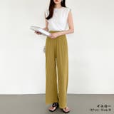 ワイドパンツ さらてろワイドパンツ イージーワイドパンツ | COCOMOMO | 詳細画像33