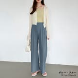 ワイドパンツ さらてろワイドパンツ イージーワイドパンツ | COCOMOMO | 詳細画像30