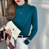 ハイネック 長袖Tシャツ 選べる11カラー長袖トップス | COCOMOMO | 詳細画像11