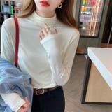 ハイネック 長袖Tシャツ 選べる11カラー長袖トップス | COCOMOMO | 詳細画像7