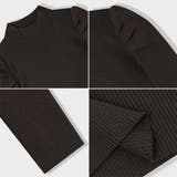 パフスリーブニット ハイネック リブニット | COCOMOMO | 詳細画像55 