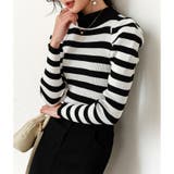 パフスリーブニット ハイネック リブニット | COCOMOMO | 詳細画像29 