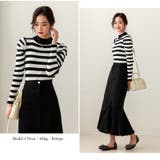 パフスリーブニット ハイネック リブニット | COCOMOMO | 詳細画像30 