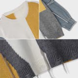 セーター デニム切り替えニットセーター ニット | COCOMOMO | 詳細画像12 