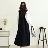 ワンピース パフスリーブドッキングワンピース オールインワン | COCOMOMO | 詳細画像7