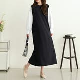 ワンピース パフスリーブドッキングワンピース オールインワン | COCOMOMO | 詳細画像8