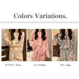 ルームウェア 韓国風ピーチ柄パジャマ 上下セット | COCOMOMO | 詳細画像20