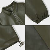 ジャケット フェイクレザージャケット クロップドレザージャケット | COCOMOMO | 詳細画像17 