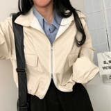 ジャケット フェイクレザージャケット クロップドレザージャケット | COCOMOMO | 詳細画像8 