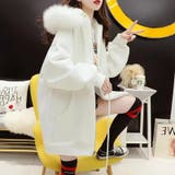 パーカー オーバーサイズ ファー付きジップアップパーカー | COCOMOMO | 詳細画像16 