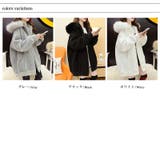 パーカー オーバーサイズ ファー付きジップアップパーカー | COCOMOMO | 詳細画像24 