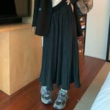 ブラック | スカート プリーツスカート ロングスカート | COCOMOMO
