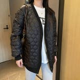 ブラック | ブルゾン 中綿キルティングブルゾン ジャケット | COCOMOMO