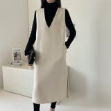 ジャンパースカート Vネックジャンパースカート Vネックワンピース | COCOMOMO | 詳細画像7 