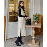 ジャンパースカート Vネックジャンパースカート Vネックワンピース | COCOMOMO | 詳細画像11 