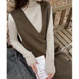 ジャンパースカート Vネックジャンパースカート Vネックワンピース | COCOMOMO | 詳細画像23 