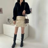 ニットセーター ハーフジップニット ショートニットプルオーバー | COCOMOMO | 詳細画像8