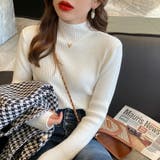 ハイネック リブニットハイネック リブニット | COCOMOMO | 詳細画像3