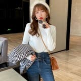 ハイネック リブニットハイネック リブニット | COCOMOMO | 詳細画像5