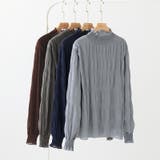 暖かさこっそり仕込む 裏起毛ブラウス シャーリングブラウス | COCOMOMO | 詳細画像43 
