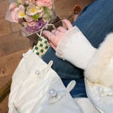 ニット フリルレースハイネック リブニットハイネックトップス | COCOMOMO | 詳細画像11 