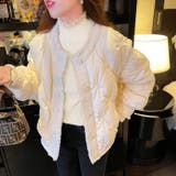 ニット フリルレースハイネック リブニットハイネックトップス | COCOMOMO | 詳細画像7 