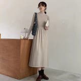 ハイネックニットワンピース ロングワンピース もちもちニット | COCOMOMO | 詳細画像11 