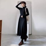 ハイネックニットワンピース ロングワンピース もちもちニット | COCOMOMO | 詳細画像8 