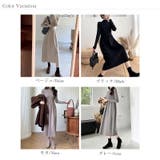 ハイネックニットワンピース ロングワンピース もちもちニット | COCOMOMO | 詳細画像25 