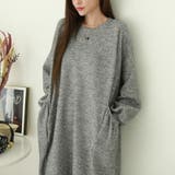 【裏起毛】ワンピース スウェットワンピース チュニックワンピース | COCOMOMO | 詳細画像10 