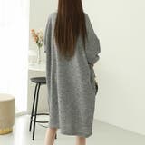 【裏起毛】ワンピース スウェットワンピース チュニックワンピース | COCOMOMO | 詳細画像13 