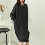 【裏起毛】ワンピース スウェットワンピース チュニックワンピース | COCOMOMO | 詳細画像4 