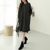 【裏起毛】ワンピース スウェットワンピース チュニックワンピース | COCOMOMO | 詳細画像8 