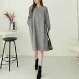 【裏起毛】ワンピース スウェットワンピース チュニックワンピース | COCOMOMO | 詳細画像9 